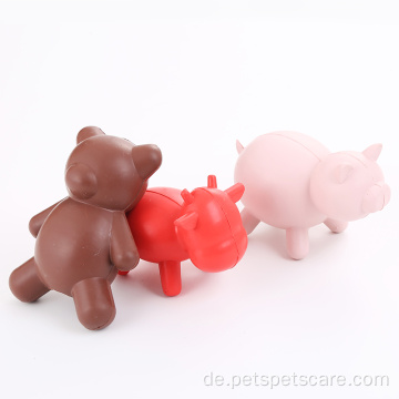 Tierform Hund kauen Spielzeug interaktiver Hund Gummi